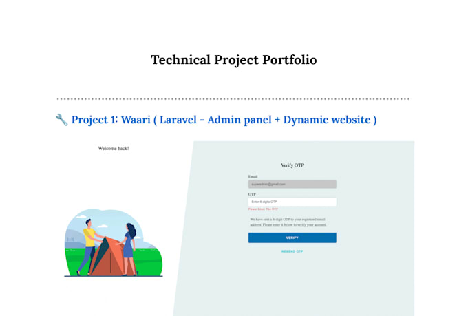 create backend apis using laravel and node js with mysql
